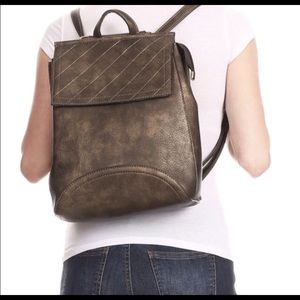 πBronze Vegan Backpack